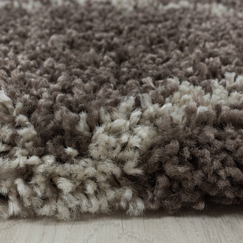 Ayyildiz kilimas-takelis Shaggy Alvor Taupe 3401, 80x250 cm kaina ir informacija | Kilimai | pigu.lt