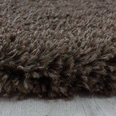 Ayyildiz kilimas Fluffy Brown 3500 120x120 cm kaina ir informacija | Kilimai | pigu.lt