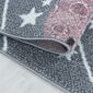 Ayyildiz vaikiškas kilimas Funny 160x230 cm, pilkas kaina ir informacija | Kilimai | pigu.lt