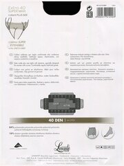 Черные колготки большого размера Levante 40 DEN Extra Super Maxi цена и информация | Колготки | pigu.lt