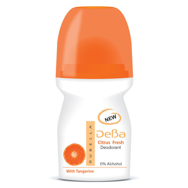 Rutulinis dezodorantas DeBa Citrus Fresh, 50 ml цена и информация | Dezodorantai | pigu.lt