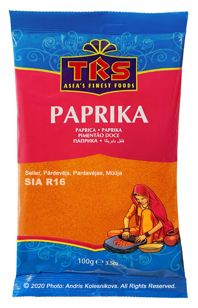 Paprikos milteliai, PAPRIKA, TRS, 100 g цена и информация | Prieskoniai, prieskonių rinkiniai | pigu.lt