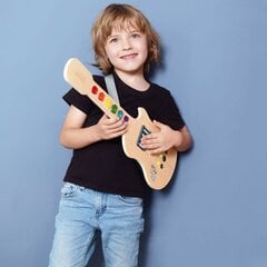 Vaikiška medinė elektrinė gitara kaina ir informacija | Lavinamieji žaislai | pigu.lt