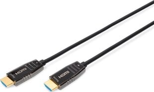 Digitus AK-330126-100-S, HDMI, 10 m kaina ir informacija | Kabeliai ir laidai | pigu.lt