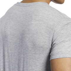 Marškinėliai vyrams Reebok, pilki kaina ir informacija | Vyriški marškinėliai | pigu.lt