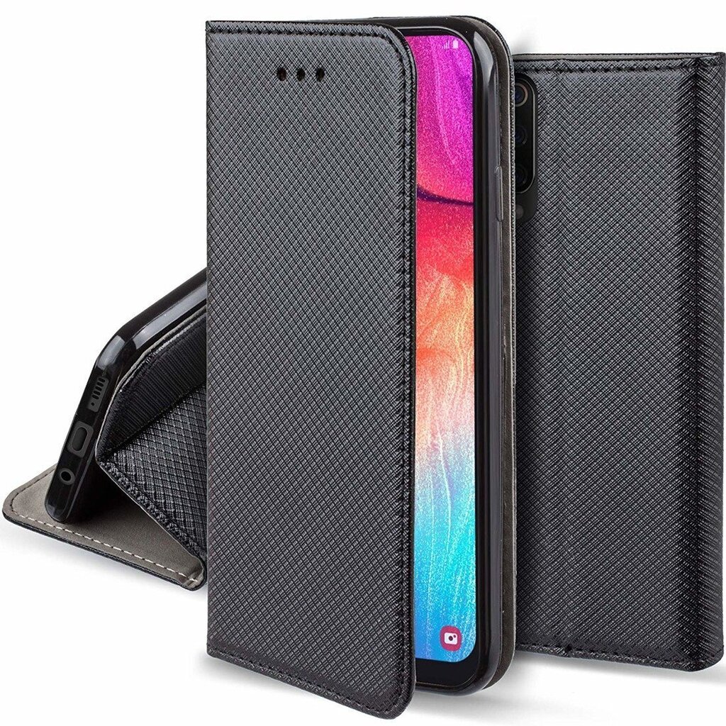 Dėklas Fusion Magnet skirtas Xiaomi Redmi Note 9T, juoda kaina ir informacija | Telefono dėklai | pigu.lt