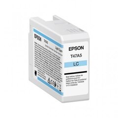 Картридж EPSON Singlepack Light Cyan T47A5 UltraChrome Pro 10 ink, 50 мл (C13T47A500), синий (light cyan) цена и информация | Картриджи для струйных принтеров | pigu.lt