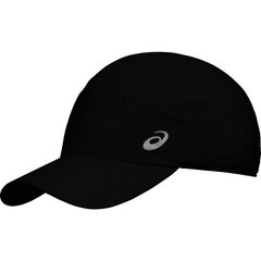 Kepurė su snapeliu moterims Asics Lightweight Running Cap 3013A291 002, juoda kaina ir informacija | Kepurės moterims | pigu.lt