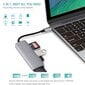 RoGer USB-C Hub 5in1 USB 3.0 x2 / HDMI / SD card reader / TF card reader kaina ir informacija | Adapteriai, USB šakotuvai | pigu.lt