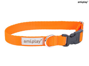 Amiplay регулируемый ошейник Samba, L, Orange цена и информация | Ошейники, подтяжки для собак | pigu.lt
