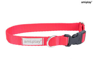 Amiplay reguliuojamas antkaklis Samba, L, Red kaina ir informacija | Antkakliai, petnešos šunims | pigu.lt