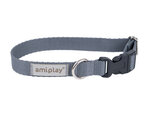 Amiplay регулируемый ошейник Samba, XL, Grey