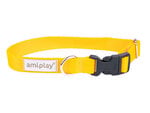 Amiplay reguliuojamas antkaklis Samba, XL, Yellow