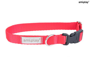 Amiplay reguliuojamas antkaklis Samba, XL, Red kaina ir informacija | Antkakliai, petnešos šunims | pigu.lt