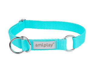Полуавтоматический ошейник Amiplay Samba, M, Turquoise цена и информация | Ошейники, подтяжки для собак | pigu.lt