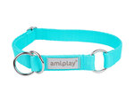 Amiplay pusiau smaugiamas antkaklis Samba, M, Turquoise