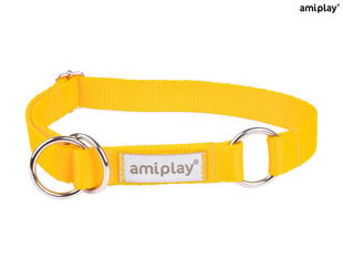 Полу-удушающий ошейник Amiplay Samba, M, Yellow цена и информация | Ошейники, подтяжки для собак | pigu.lt