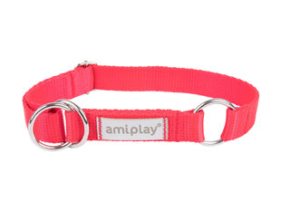 Полуавтоматический ошейник Amiplay Samba, M, Red цена и информация | Ошейники, подтяжки для собак | pigu.lt