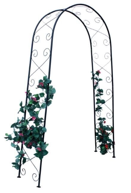 Garden Line metalinė arka augalams, 110x39x230 cm kaina ir informacija | Gėlių stovai, vazonų laikikliai | pigu.lt