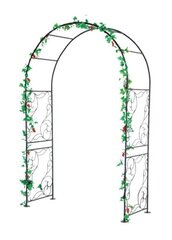 Garden Line metalinė arka augalams, 135x54x215 cm цена и информация | Подставки для цветов, держатели для вазонов | pigu.lt