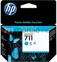 Картридж HP 711 ink Cyan DJ T120 520, 29 мл, голубой цена и информация | Картриджи для струйных принтеров | pigu.lt