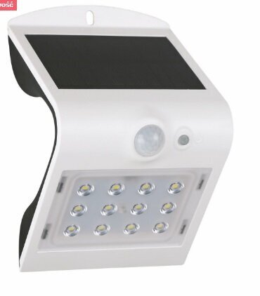 LED saulės šviestuvas, 12LED kaina ir informacija | Lauko šviestuvai | pigu.lt