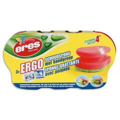 Фигурные губки - скрабы ERES (№4), 3 шт цена и информация | ERES Кухонные товары, товары для домашнего хозяйства | pigu.lt