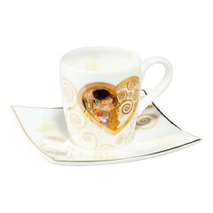 Espresso puodelis Širdies bučinys, Artis Orbis Gustav Klimt kaina ir informacija | Originalūs puodeliai | pigu.lt