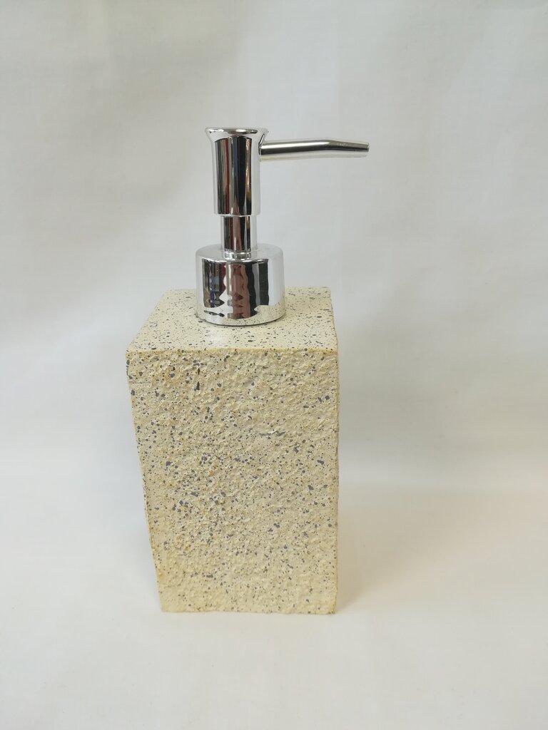 SEALSKIN Stone skysto muilo dozatorius, smėlio kaina ir informacija | Vonios kambario aksesuarai | pigu.lt