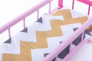Качающаяся деревянная кроватка для куклы Tradition 1639 цена и информация | Игрушки для девочек | pigu.lt