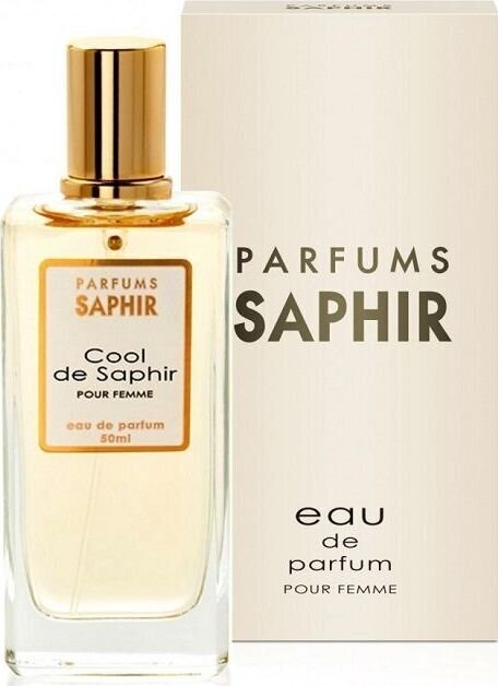 Kvapusis vanduo Saphir Cool De Saphir EDP moterims 50 ml kaina ir informacija | Kvepalai moterims | pigu.lt