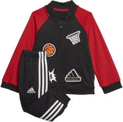 Cпортивный костюм Adidas I Coll Mix Ts Black Red цена и информация | Комплекты для мальчиков | pigu.lt