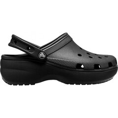 Женские тапочки Crocs™ Classic Platform Clog, черные цена и информация | Женские тапочки | pigu.lt