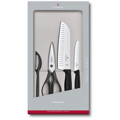 Victorinox Stalo Rinkinys Iš 4 Įrankių Swiss Classic kaina ir informacija | Virtuvės įrankiai | pigu.lt