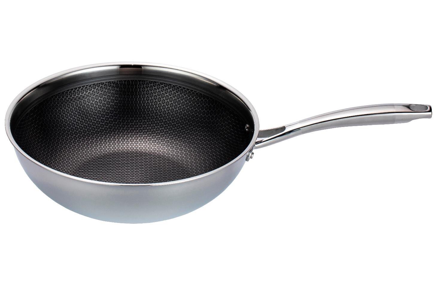 Wok Maestro MR-1224-28 keptuvė, 30 cm kaina ir informacija | Keptuvės | pigu.lt