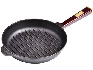 BZ-Grill apvali grill keptuvė Ø 26 cm kaina ir informacija | Keptuvės | pigu.lt