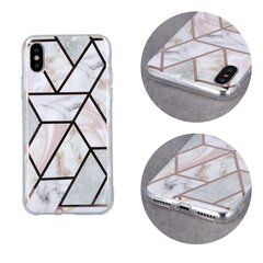 Fusion Geometric Marble Case силиконовый чехол для Apple iPhone 11 Pro, розовый цена и информация | Чехлы для телефонов | pigu.lt