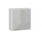 Pakabinama vonios spintelė NORE Fin 1550, balta/pilka kaina ir informacija | Vonios spintelės | pigu.lt
