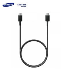 Кабель Samsung EP-DG980 Galaxy S20, S20+, S20 Ultra USB-C на USB-C 2.0, 1м, черный цена и информация | Кабели для телефонов | pigu.lt