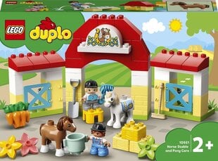 10951 LEGO® DUPLO Town Конюшня и уход за пони цена и информация | Конструкторы и кубики | pigu.lt