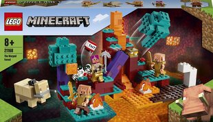 21168 LEGO® Minecraft Искаженный лес цена и информация | Конструкторы и кубики | pigu.lt