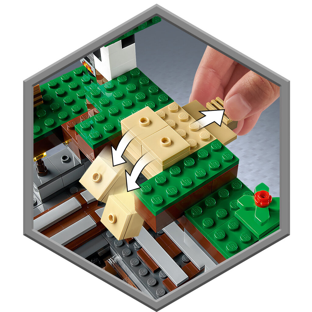 21169 LEGO® Minecraft Pirmasis nuotykis kaina ir informacija | Konstruktoriai ir kaladėlės | pigu.lt