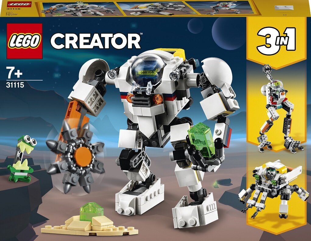 31115 LEGO® Creator Космический робот-майнер цена | pigu.lt