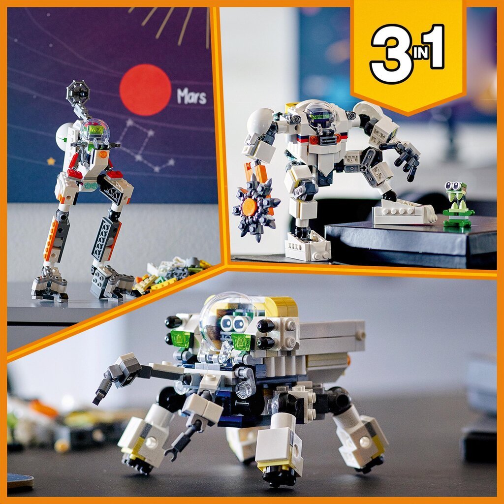 31115 LEGO® Creator Kosminis kalnakasybos robotas цена и информация | Konstruktoriai ir kaladėlės | pigu.lt