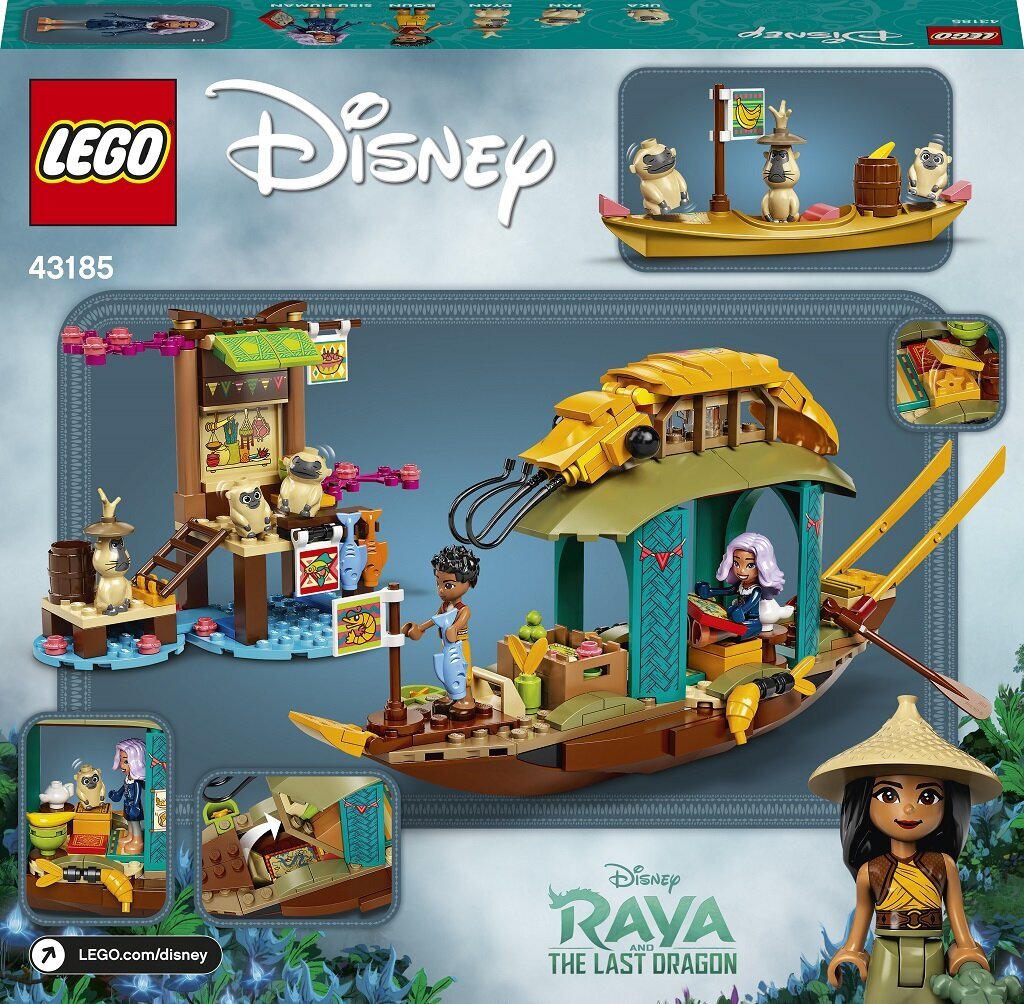 43185 LEGO® | Disney Princess Boun laivas цена и информация | Konstruktoriai ir kaladėlės | pigu.lt