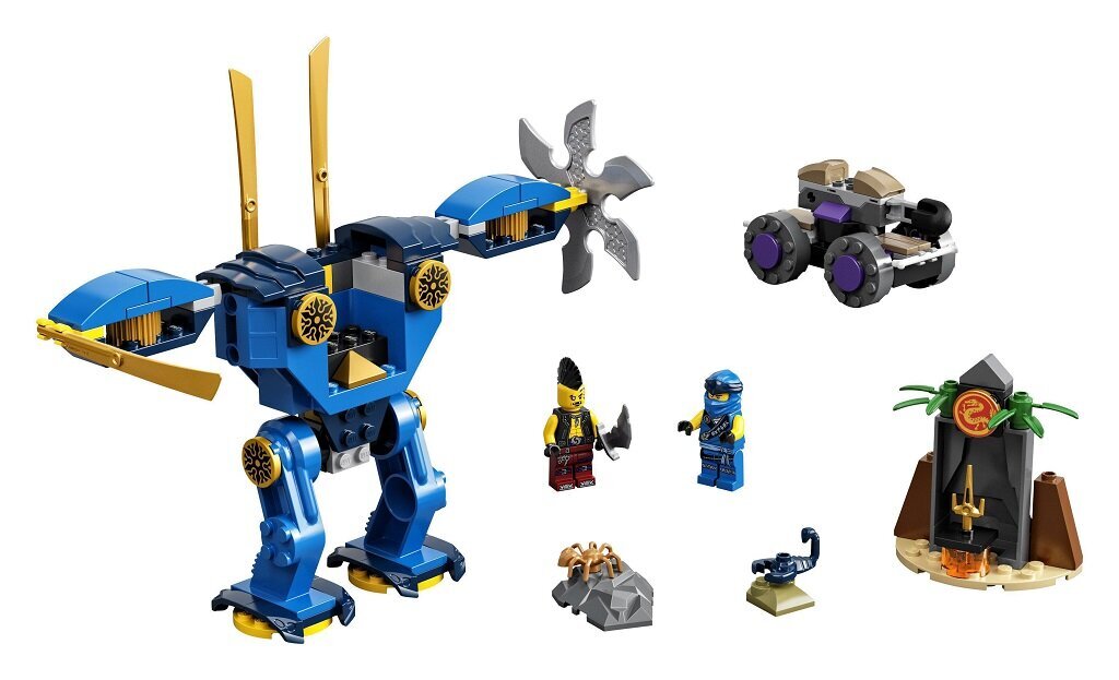 71740 LEGO® NINJAGO Jay elektrinis robotas цена и информация | Konstruktoriai ir kaladėlės | pigu.lt
