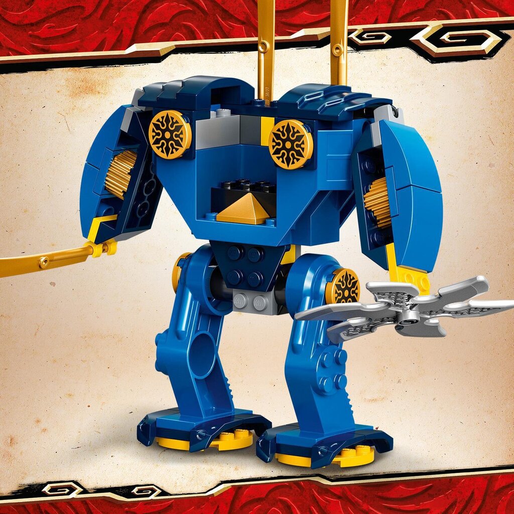 71740 LEGO® NINJAGO Jay elektrinis robotas kaina ir informacija | Konstruktoriai ir kaladėlės | pigu.lt