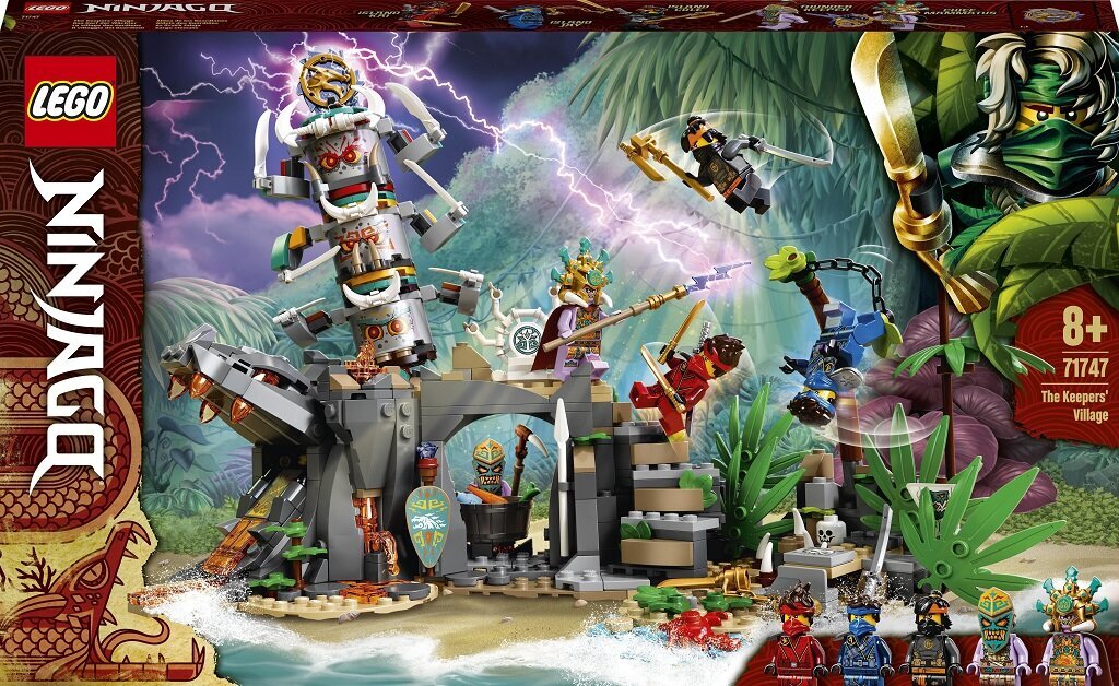 71747 LEGO® NINJAGO Prižiūrėtojų kaimas цена и информация | Konstruktoriai ir kaladėlės | pigu.lt