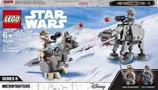 75298 LEGO® Star Wars AT-AT против Tauntaun микрофайтеров цена и информация | Конструкторы и кубики | pigu.lt