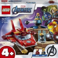 76170 LEGO® Super Heroes Geležinis Žmogus prieš Thanos kaina ir informacija | Konstruktoriai ir kaladėlės | pigu.lt